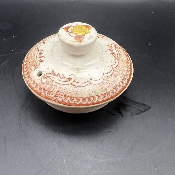 Tea Pot Brown & Ritchie Oriental Japanese Asian Garden Wire Handle Flaws - Picture 10 of 16